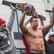 Rob Gronkowski shotgunning beers shirtless has been a staple of Super Bowl celebrations.